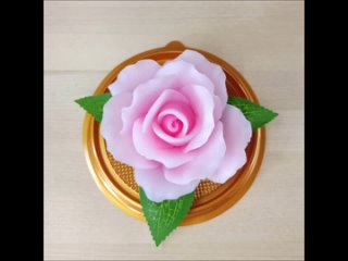 “Розовая роза“, ароматное мыло в куполе