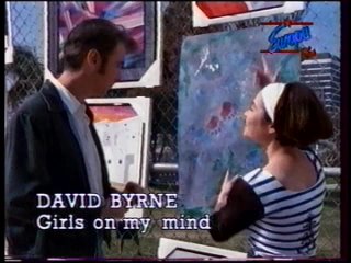 David Byrne - Girls on My Mind (1 канал Останкино, 1995) 720p