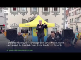 Strack-Zimmermann droht Demonstranten: Wei ihr Chef, was Sie hier machen