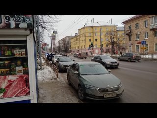 Авария на пересечении улицы Мурманской и Первомайским проспектом  Петрозаводск