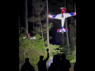 The way these RC planes are precision steered through a forest