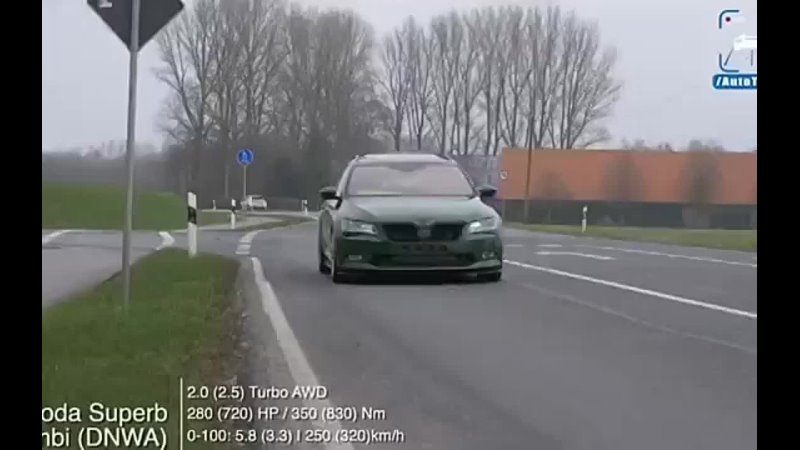 Самый быстрый Škoda Superb