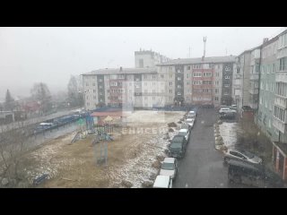 Красноярский край накрыл снегопад