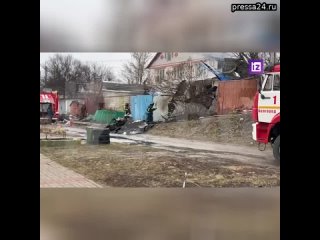 Тушение пожара в доме, где погибла 16-летняя девочка, после обстрела ВСУ Белгорода было непростым, с