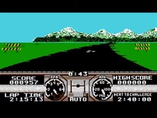 Hard Drivin (NES, Prototype) - Полное прохождение игры