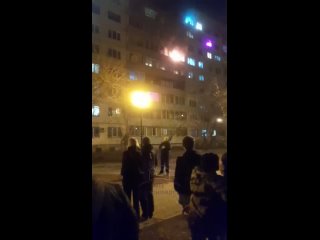 В Ленинском районе Красноярска произошел пожар