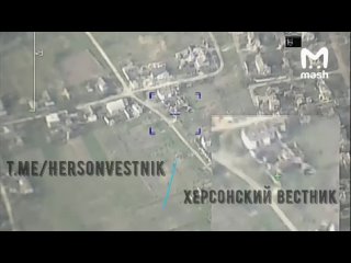 Уничтожение артиллерийского орудия украинских боевиков