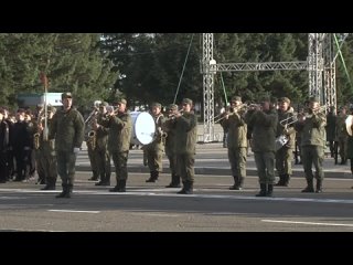 Репетиции торжественного прохождения войск и техники в День Победы начались в Биробиджане