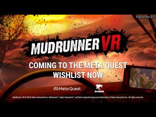 Батя оценит: Mudrunner  получит  порт для VR-шлемов Oculus Quest 2 и 3.  Обещают полное взаимодейств