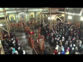 Пасхальное богослужение в храме Рождества Христова в Красноярске  2024