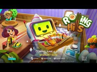 Аносновый трейлер игры Rolling Hills: Make Sushi, Make Friends!