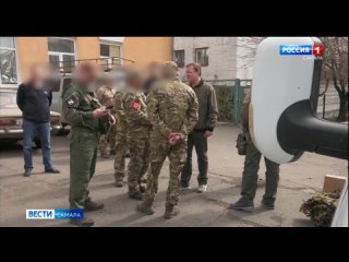Губернатор Дмитрий Азаров передал дополнительную технику бойцам СВО