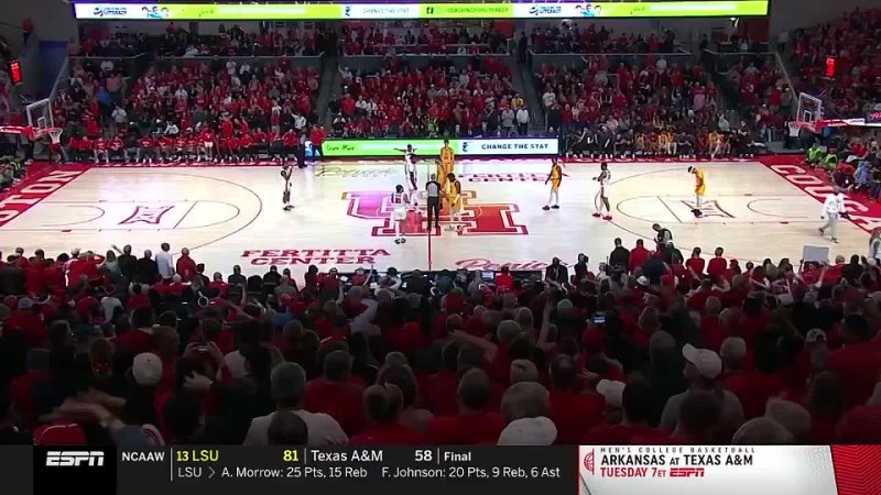 6 Iowa State Cyclones vs, 2 Houston