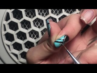 Простая геометрия маникюр / Очень быстрый дизайн ногтей / Very fast nail design