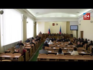 В рамках повестки дня парламентарии заслушали отчет о деятельности Сенатора Российской Федерации от ЛНР Ольги Бас за 2023 год