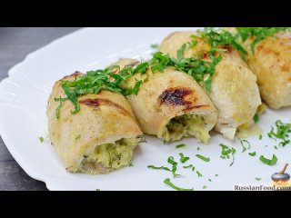 Куриные рулетики с сыром