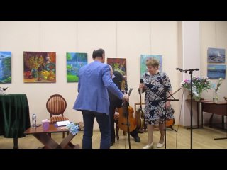 Людмила Барковская представляет и поздравляет Сергея Гаран