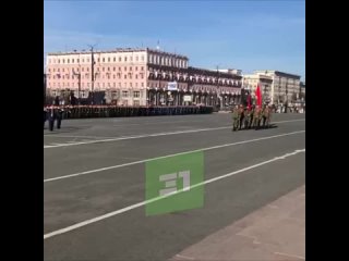 Первая репетиция Парада Победы в Челябинске завершилась