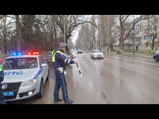 Тотальная проверка водителей на трезвость в Керчи