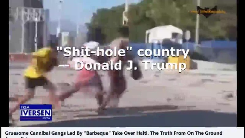 "HAITI IS A SHIT-HOLE COUNTRY" -- Donald J. Trump 2018 🇺🇲
