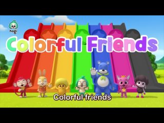 [👍🏻Best 5] Learn Colors with Slide｜Hogis friend, Five Little Buses, Candy + more｜Pinkfong Hogi