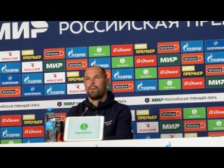 ⚽Сергей Игнашевич признал закономерным поражение своей команды от “Зенита“