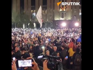 Главное о протесте в центре Тбилиси из-за скандального закона об “иноагентах“