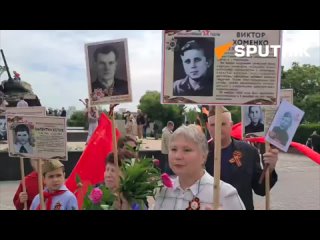 Участники Бессмертного полка в Тирасполе: мы вышли с пионерами-героями, чтобы наши внуки, знали, чем они пожертвовали ради наш