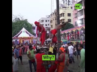 Why do Indians enjoy hanging themselves on hooks