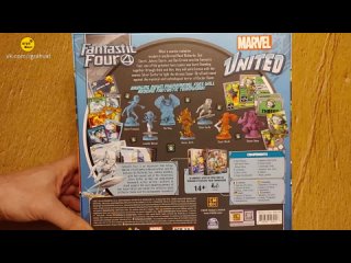 Marvel United: Fantastic Four [2022] | Déballage de Marvel United - Fantastic Four [Перевод]