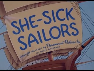 Popeye The Sailor - She-Sick Sailors (1944) (UPDATED)