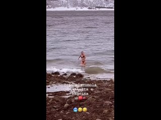 4-ый день Самуэлы Комола в Норвегии🇧🇻🏊‍♀️🥶😂 (07/04/2024)