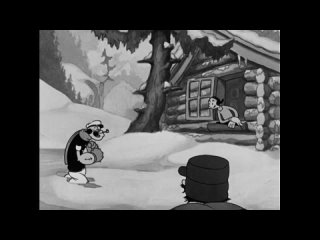 Морячок Папай. Серия 33 - I-Ski Love-Ski You-Ski (1936)