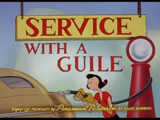 Popeye The Sailor - Service With A Guile (1946) (UPDATED WITH PAL TONE)