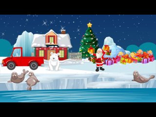 Мультик для детей - Как Снеговик стал помощником у Деда Мороза   Сказка-Раскраска  - 1 серия