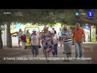 В Парке Победы запретили поездки на электромобилях