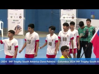 MEN'S IHF TROPHY SOUTH AND CENTRAL AMERICA 2024. SOUTH AMERICAN ZONE. YOUTH. МАТЧ ЗА 3 МЕСТО (): Перу - Венесуэла