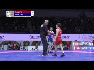 Euro OG 2024 57kg Vladimir EGOROV (MKD) vs. Ilman MUKHTAROV (FRA)