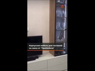 Корпусная мебель для гостиной на заказ во Владикавказе от ПроМебель