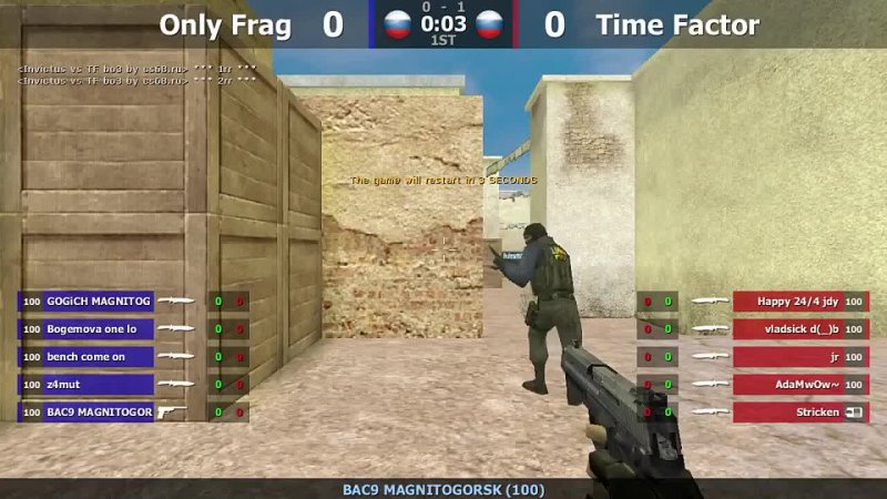 [ Only Frag vs Time Factor ] Show-Match bo3 (2map) // by kn1fe