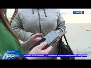 Волонтеры Рузаевки помогают жителям города проголосовать за объекты благоустройства