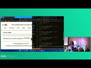 Your website does not need JavaScript - Amy Kapernick - NDC Porto 2023