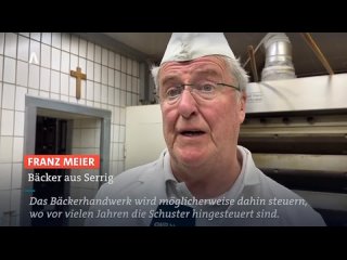 🥨  Bäcker: Ländliche Backstuben haben kaum eine Zukunft