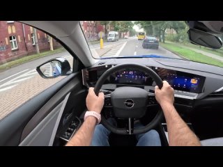 NEW Opel Astra Edition 2023 1.2 130HP |0-100| POV Test Drive #1855 Joe Black
