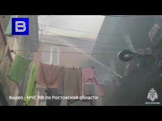 В историческом центре Ростова горит Доходный дом Ш. М. Эрберга. Видео