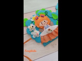 Видео от Foxykids развивающие книги и игрушки из фетра