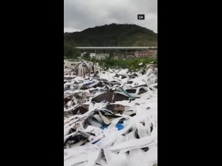 Heavy hail hit China