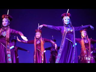 Танец  “Ослепительные торжества“. Внутренняя Монголия (Китай)