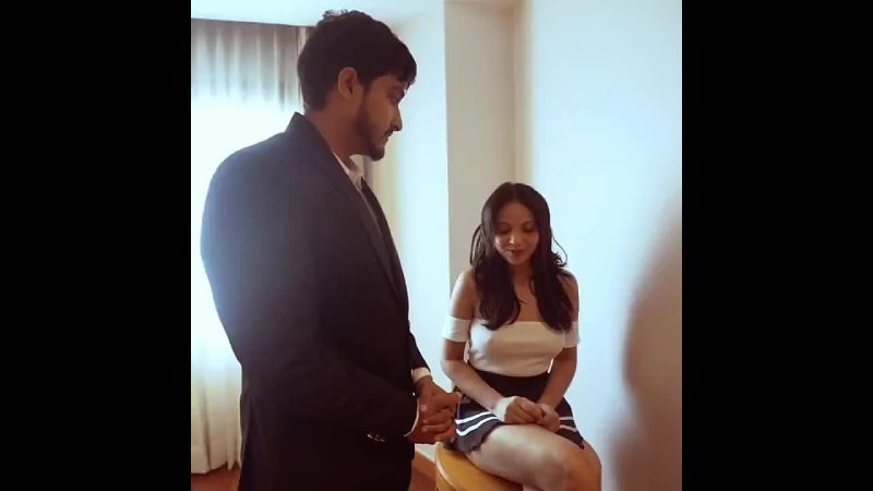 Desi Indian Couple in Hotel Room