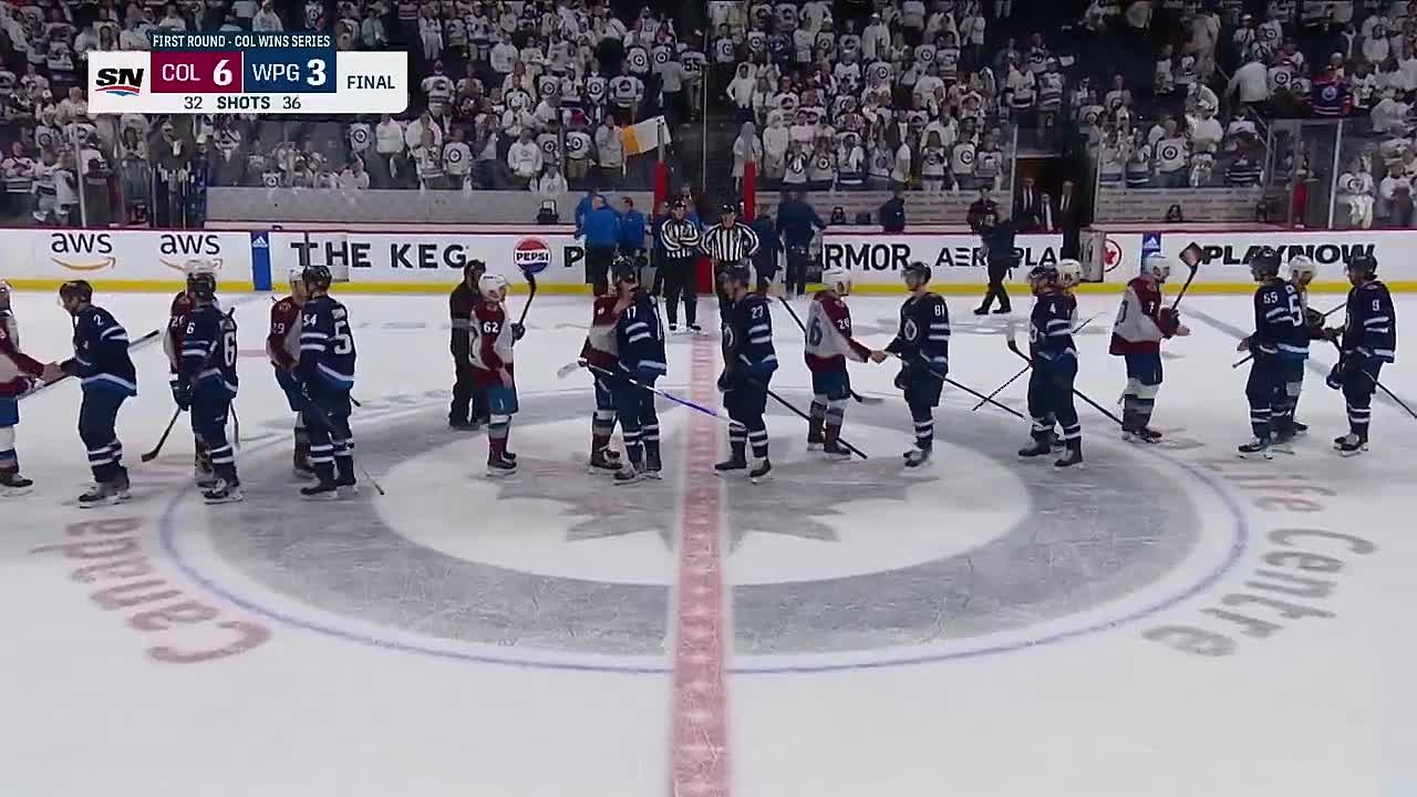 Video: Avalanche And Jets Exchange Handshakes After Five-Game Series